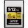 Lexar 512GB Professional GOLD CFexpress 4.0 Type A Memory Card LEXAR LCAEXG4512G-RNENG